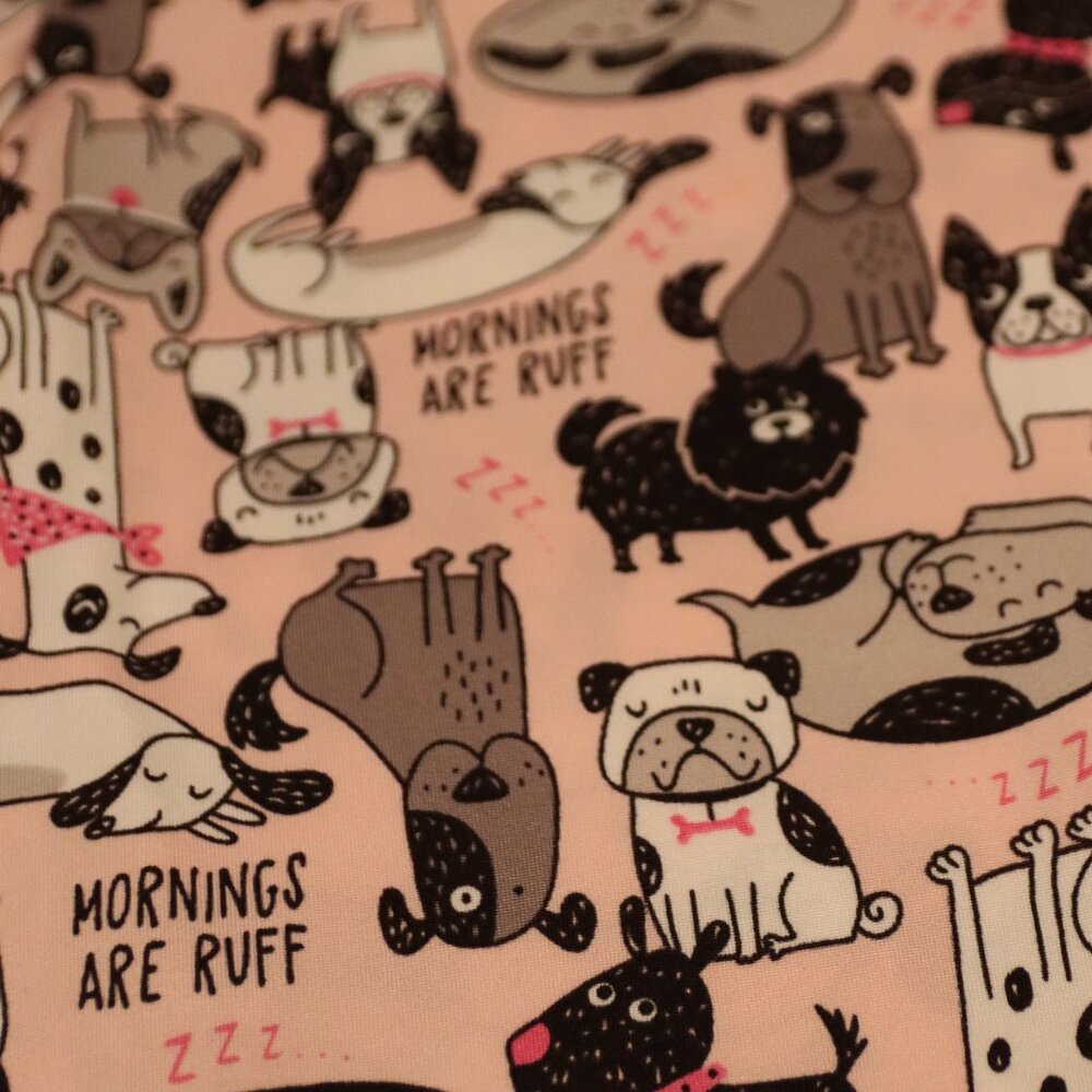 Secret Treasures Mornings are Ruff Dog Print Pajama Pants pants size Large - Picture 4 of 13